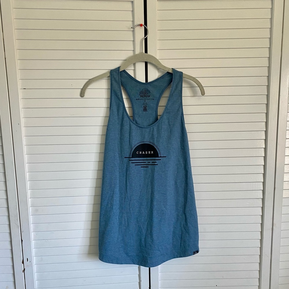 <SOLD> New Prana Blue Organic Cotton Tank